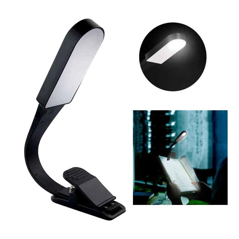 Rechargeable LED Book Light Clip 4