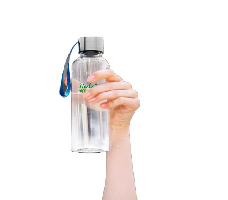 Plastic Water Bottle with Strap, 17 oz. 2