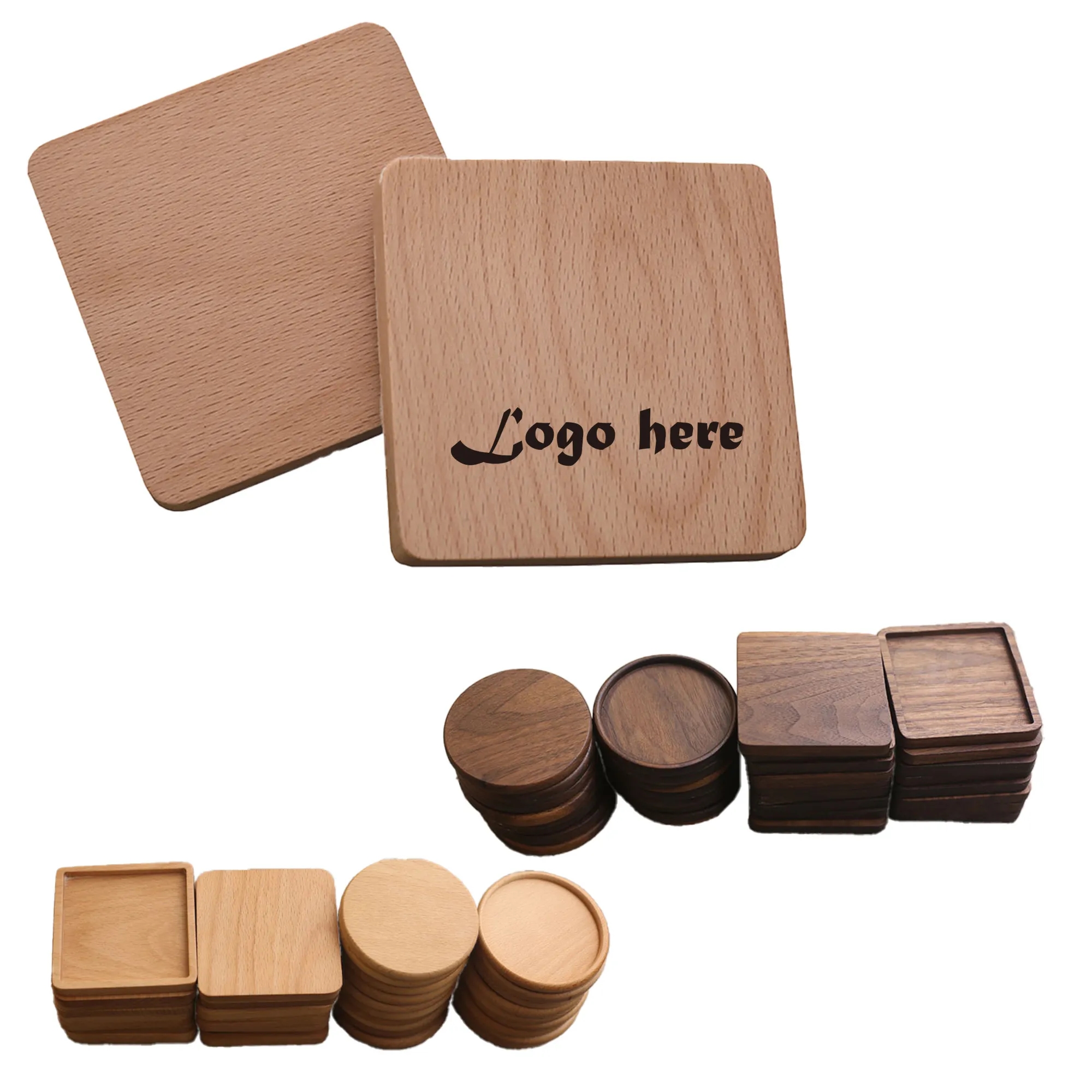 Natural Wooden Drink Coaster 4
