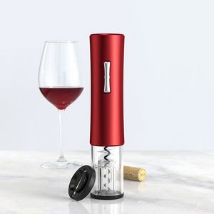 Matt Plastic Automatic Electric Wine Opener With Foil Cutter 9