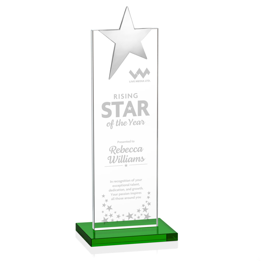 Bryanston Chrome Star Award - Green 4