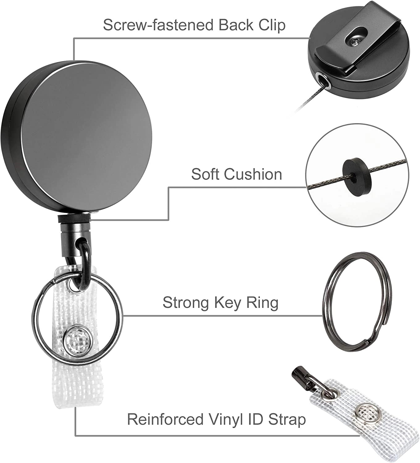 Badge Reel Keychain 4