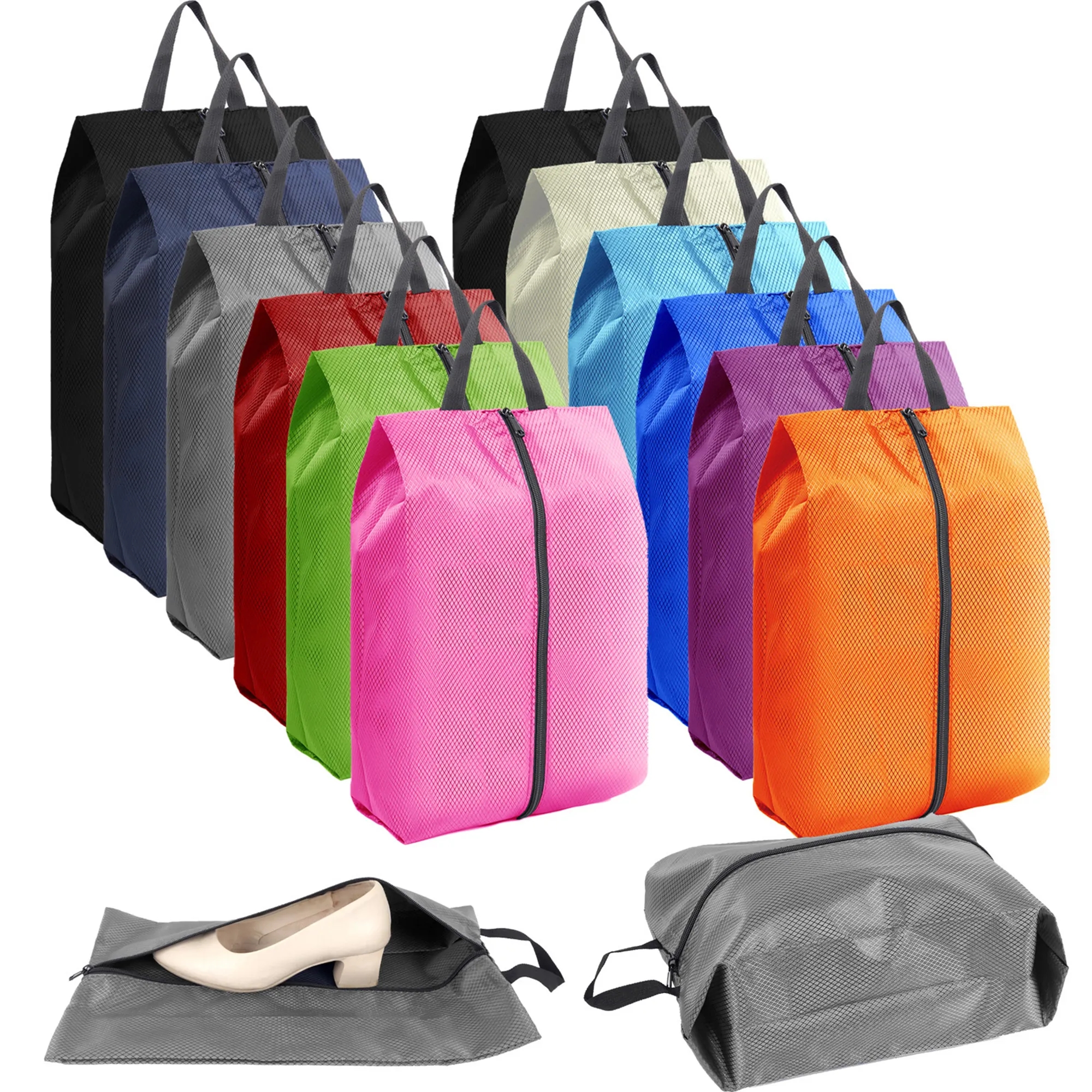 MOQ20 Travel Shoe Bag Waterproof Oxford 4