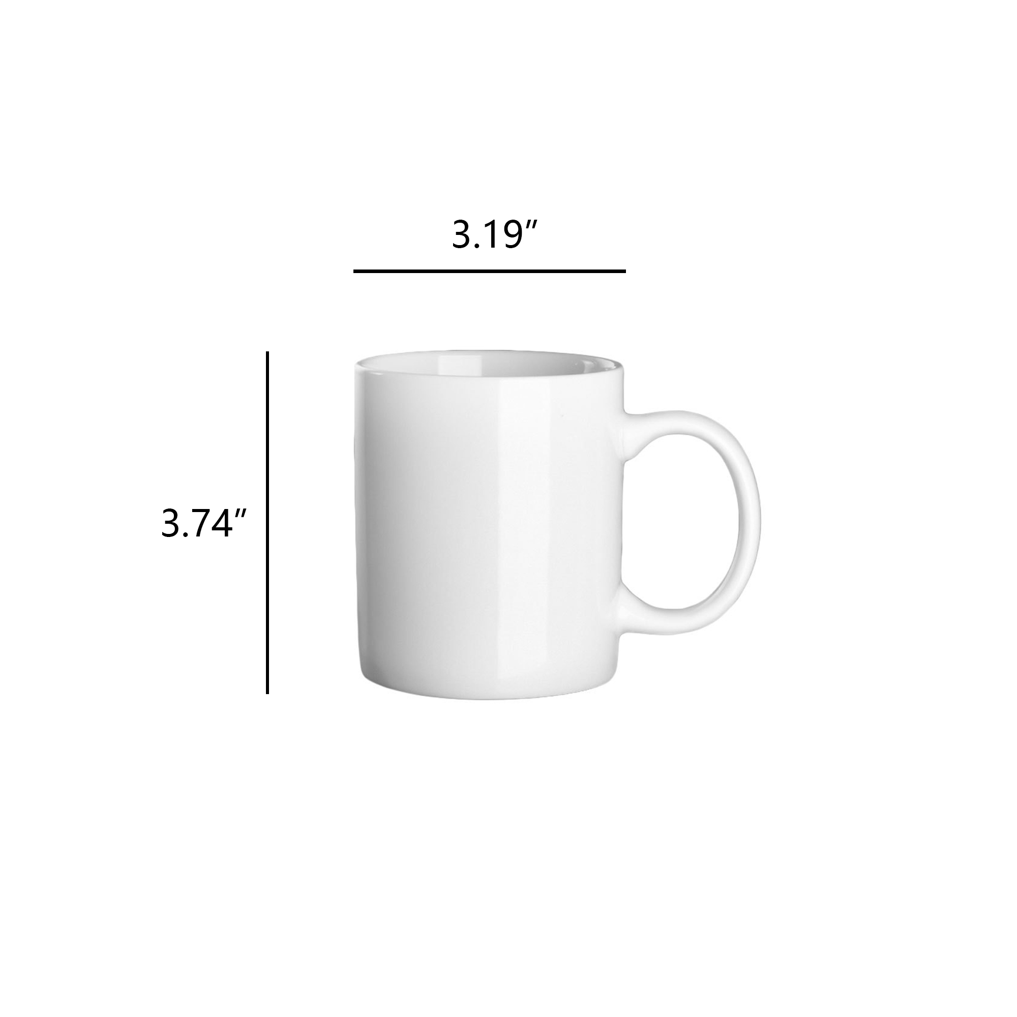 11 OZ Full Color Printed Ceramic Mug 1
