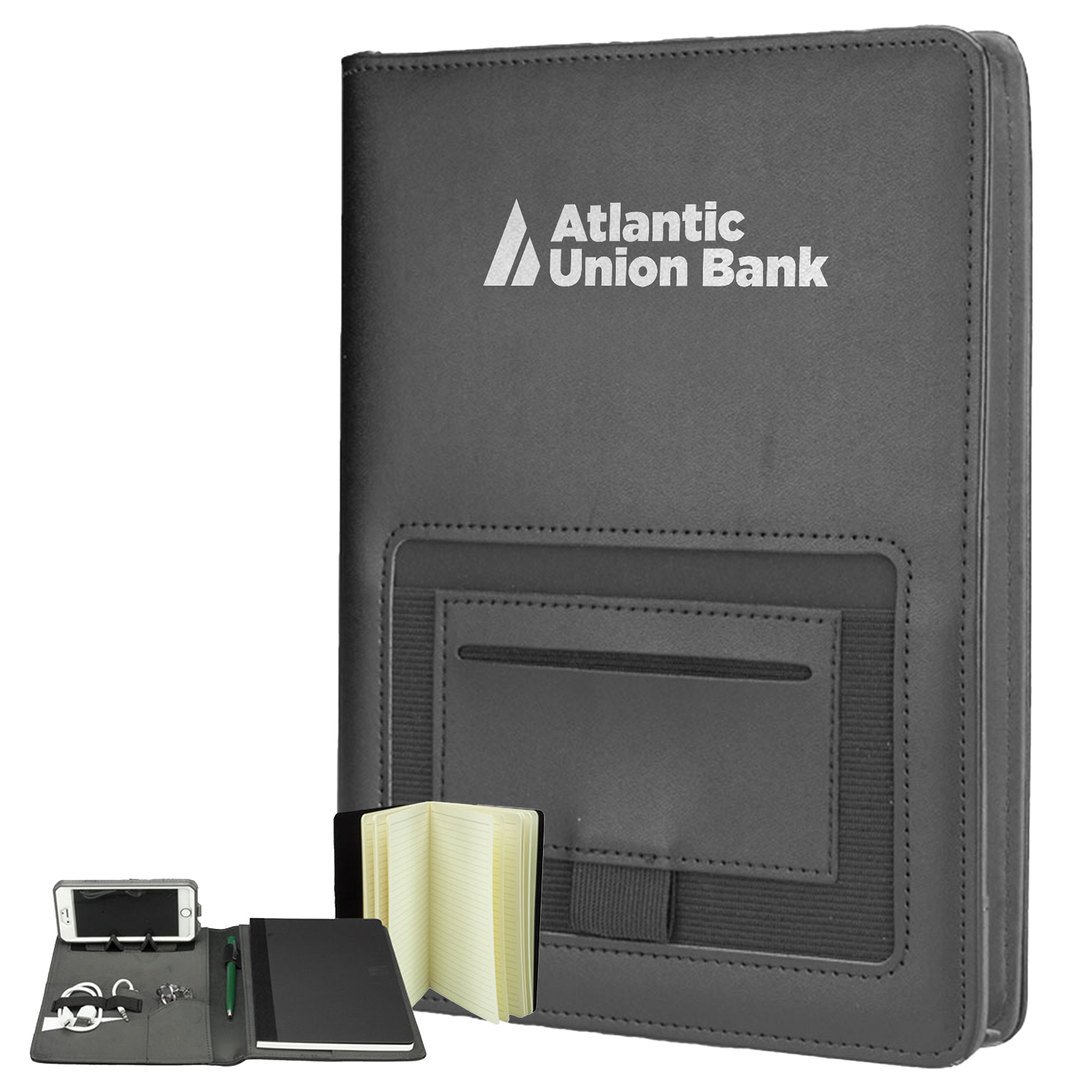 PU Fabric Portfolios w/ Front Pocket 1