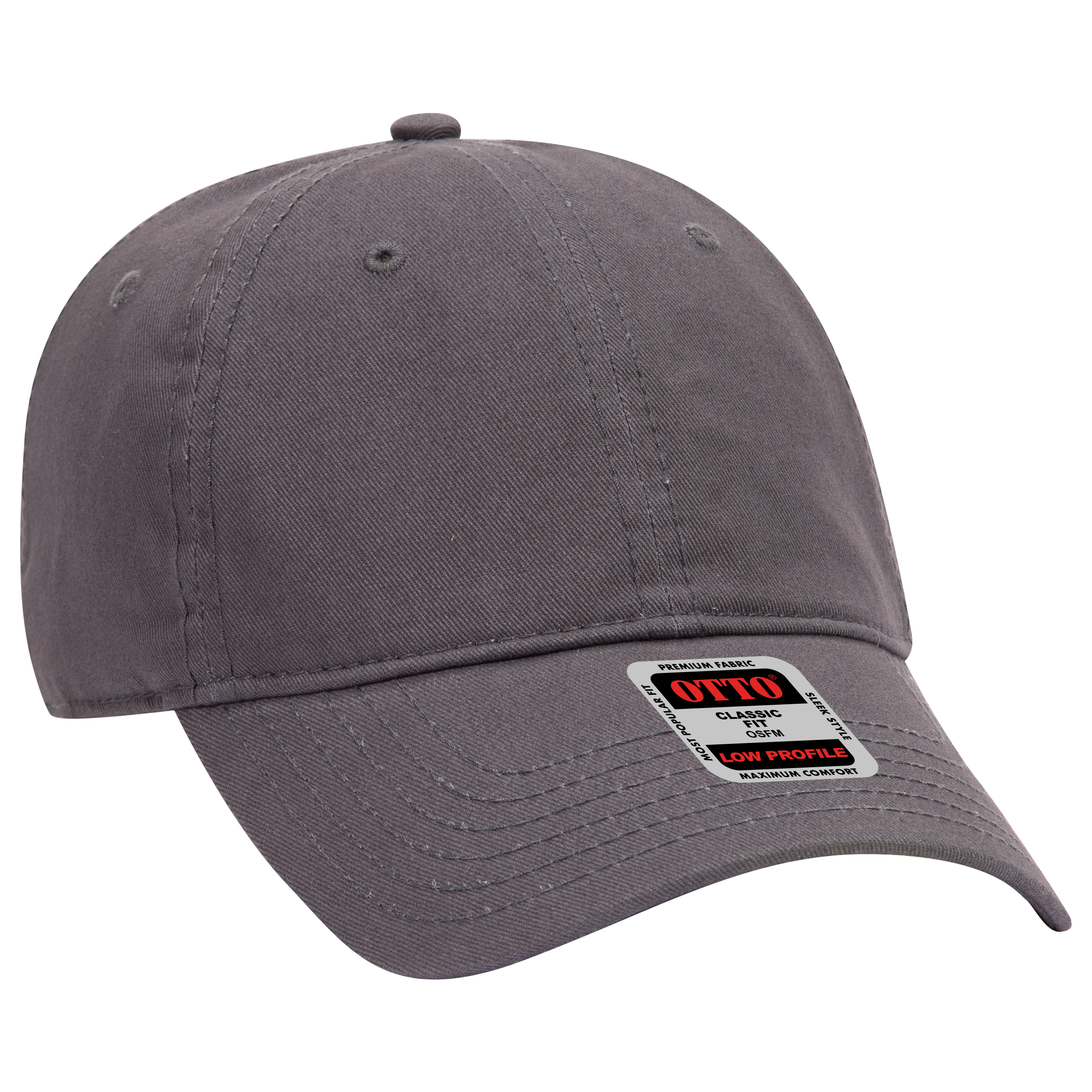 OTTO CAP® 6 Panel Low Profile Baseball Cap 12