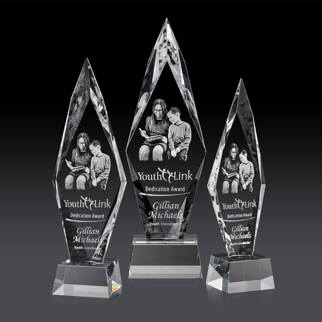 Manilow Award on Robson Base (3D) - Clear