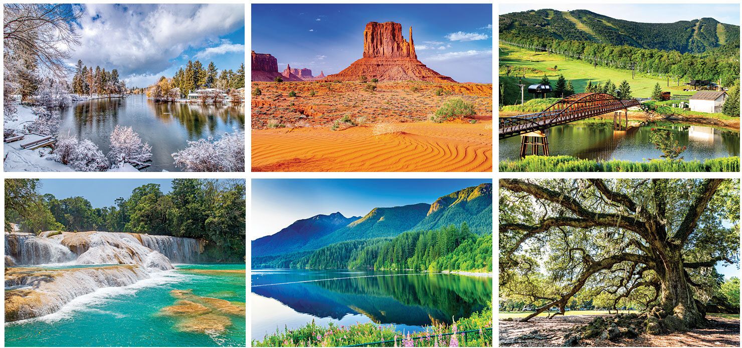 SCENIC AMERICA DESK CALENDAR