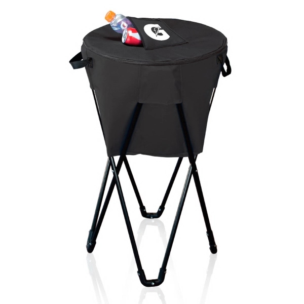 Insulated Beverage Cooler Tub W/ Stand, custom cooler bag with logo imprint 1