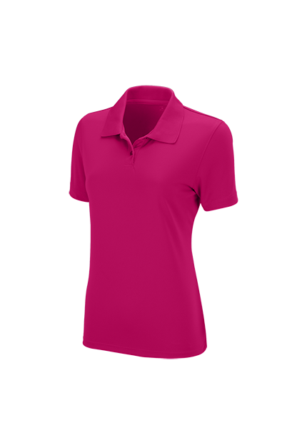 Women's Vansport Omega Solid Mesh Tech Polo 60