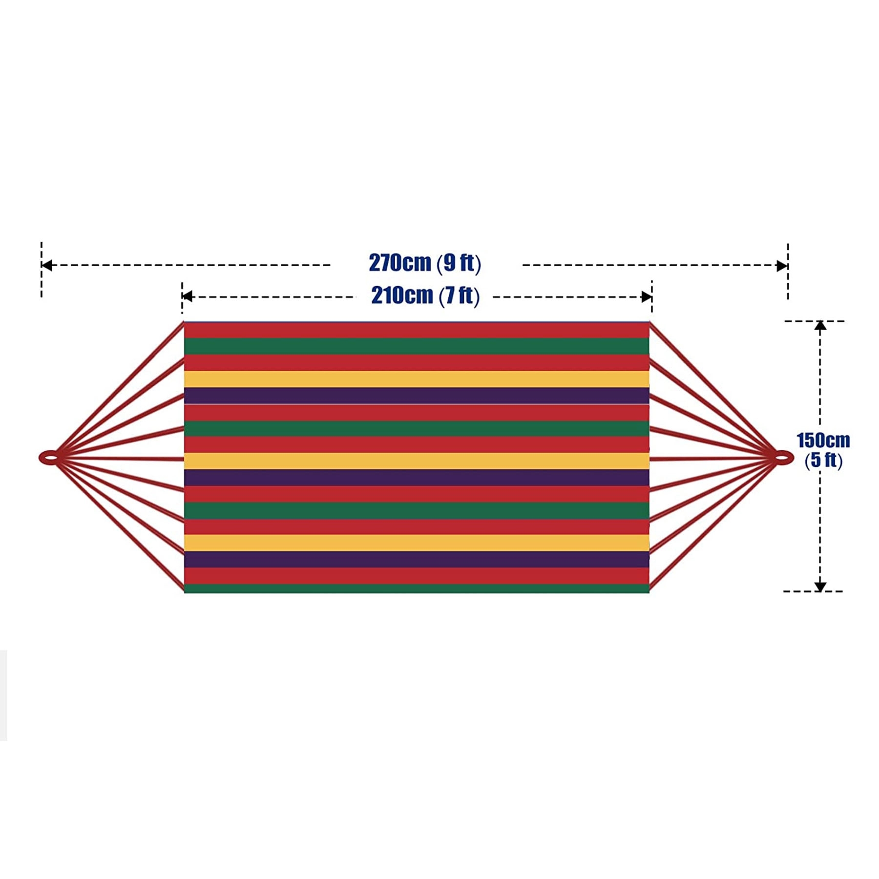 Double Garden Cotton Hammock 3