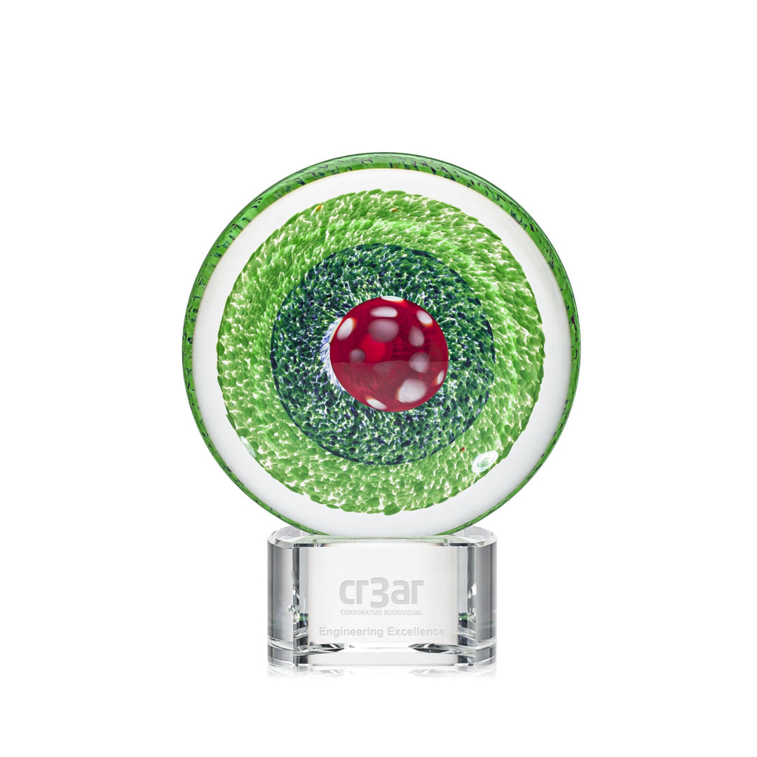 On Target Award on Clear Base 5