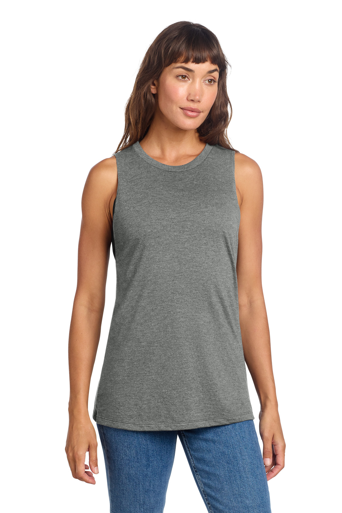 District Women's Perfect Tri Muscle Tank DT153 74