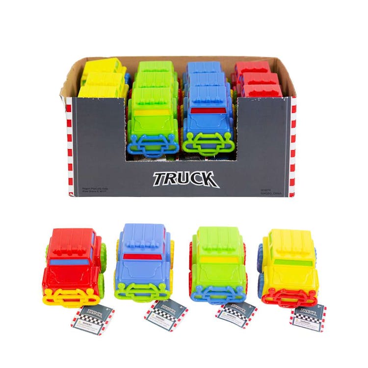 Chunky Toy Trucks - 4 Assorted