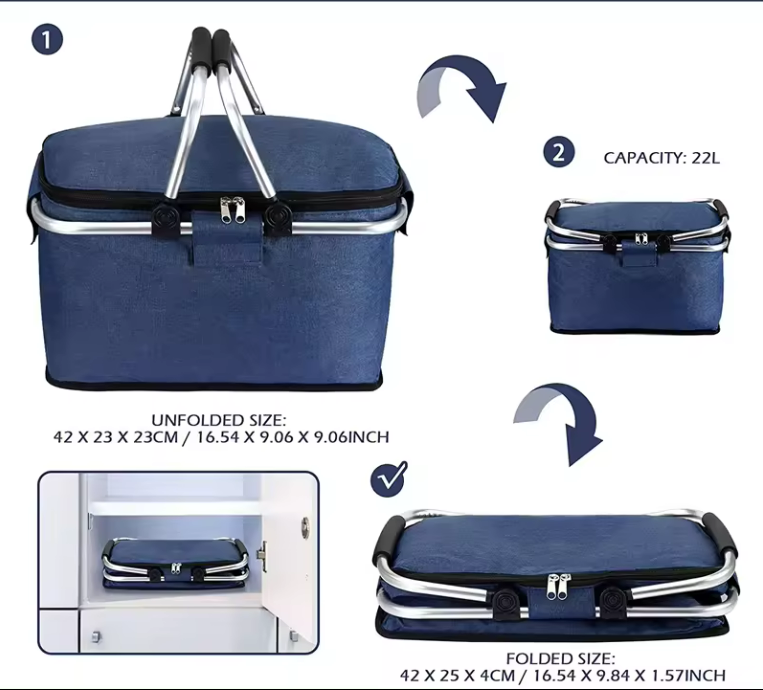 Collapsible Picnic Basket 1