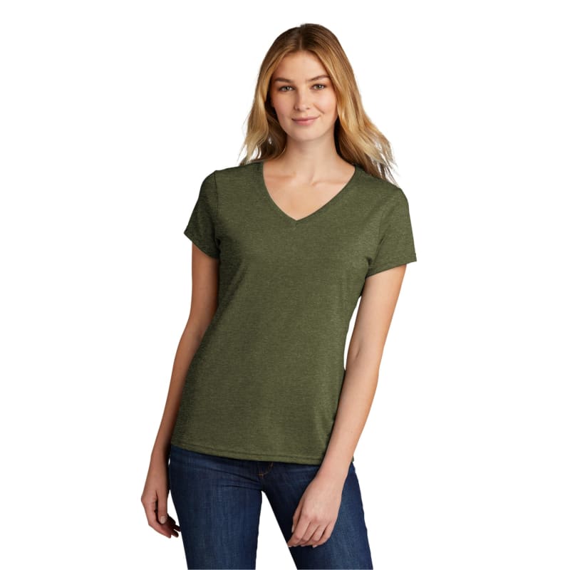 Port & Company Women's Tri-Blend V-Neck Tee. 73