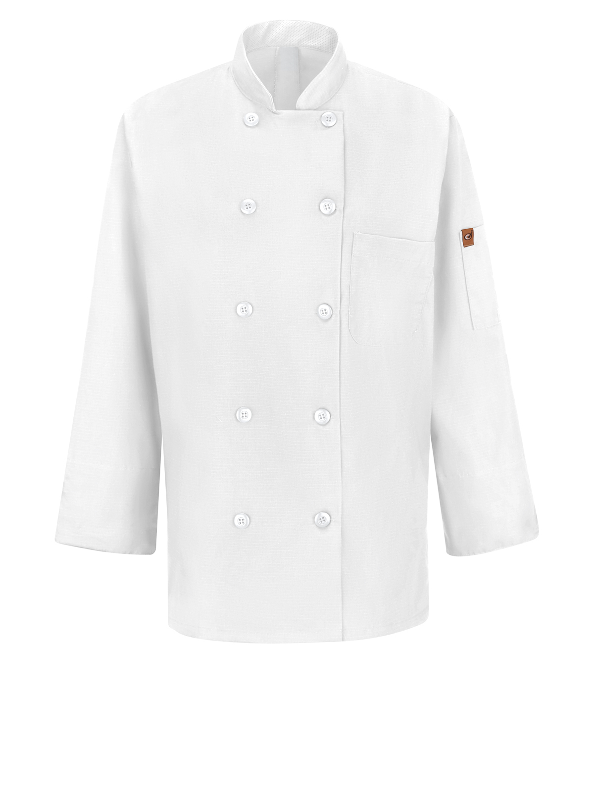 Red Kap Culinary - Women's Long-Sleeve 28.5" Chef Coat with OilBlok + MIMIX™ 8