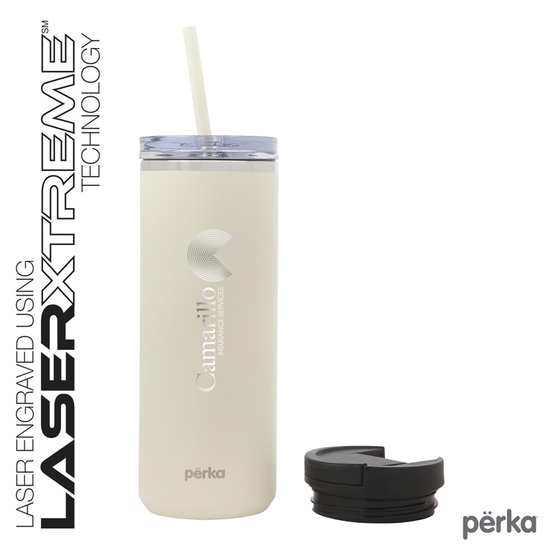 Perka® Trent 18 oz. Double Wall, Stainless Steel Hot/Cold Tumbler 31