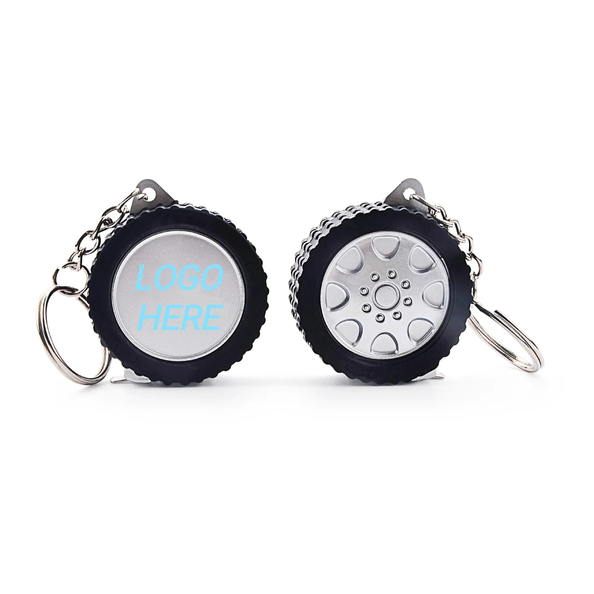Tire Shape Tape Measure Keychain 3