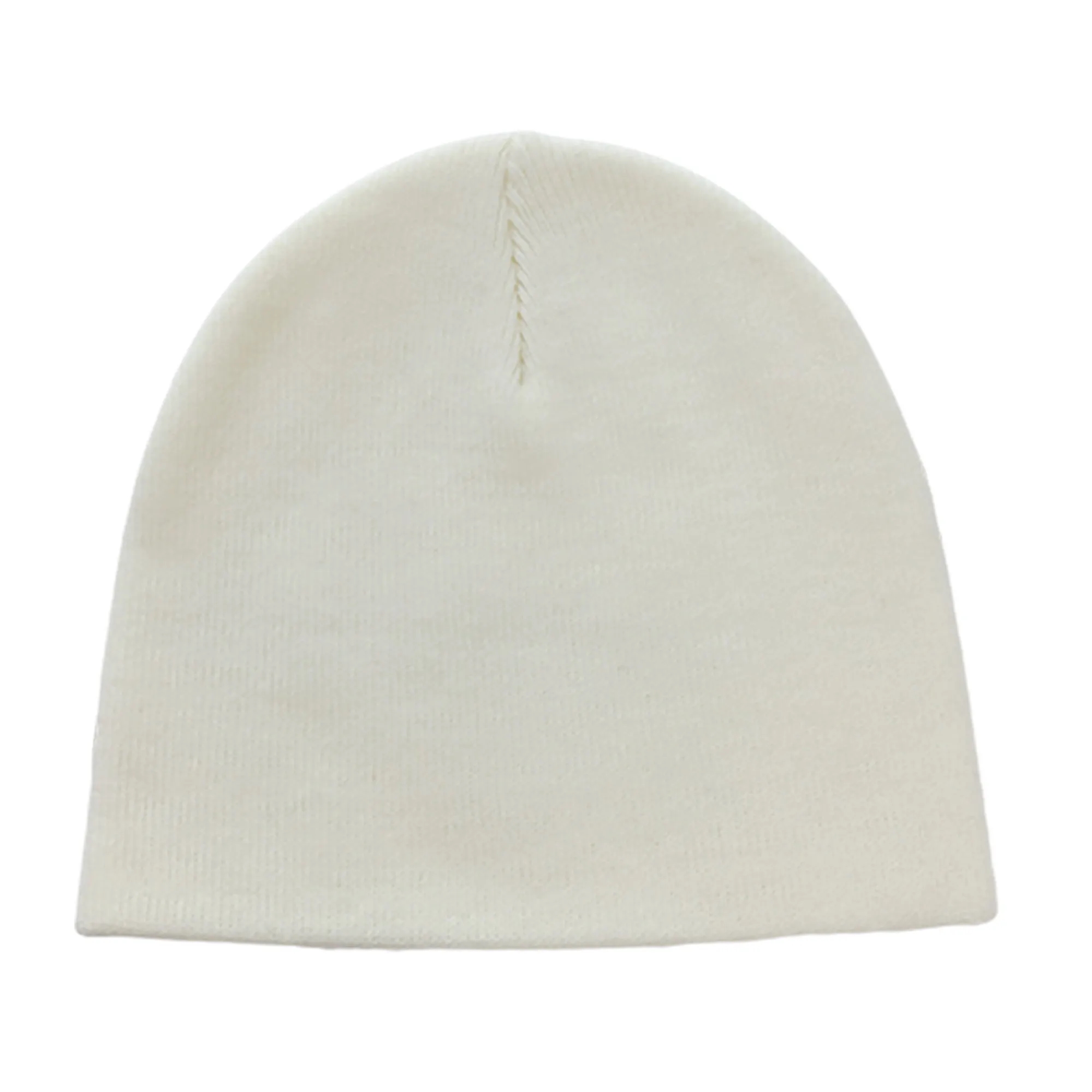 Custom Acrylic Knit Beanie Hat MOQ 10pcs 7
