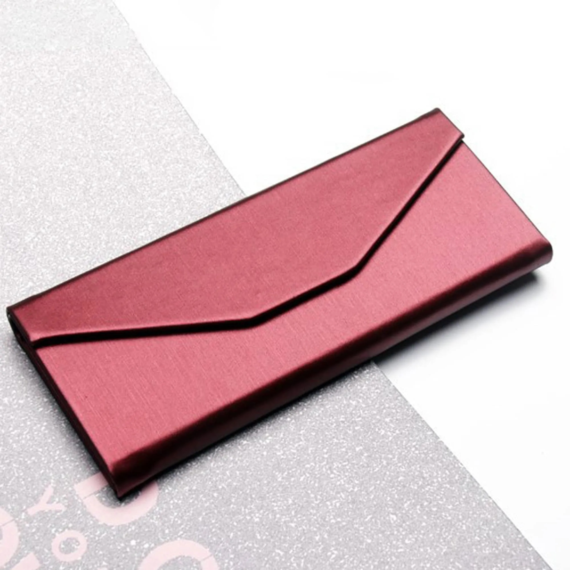 Metal Leather Eyeglass Organizer Case 3