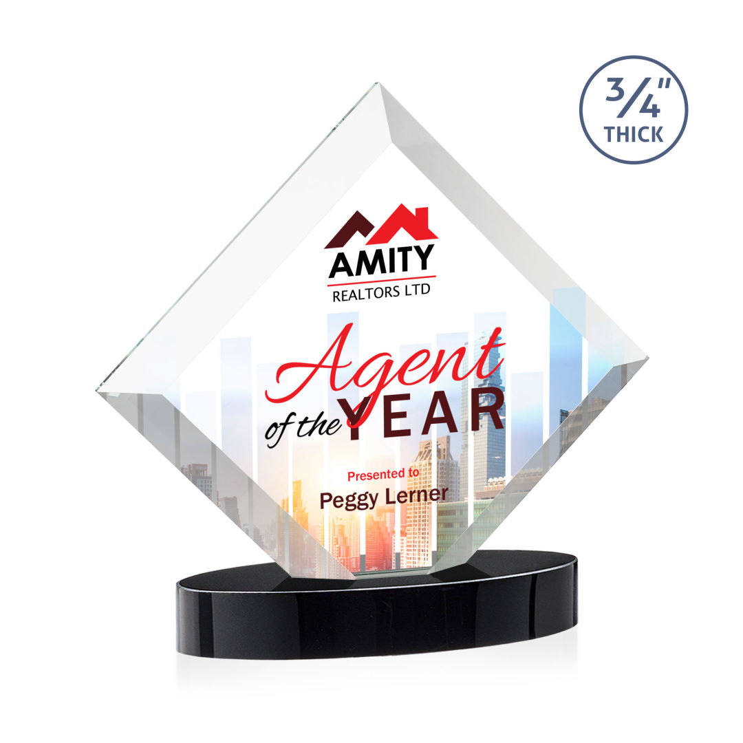 Belaire VividPrint™ Award on Alberton Base - Black 7