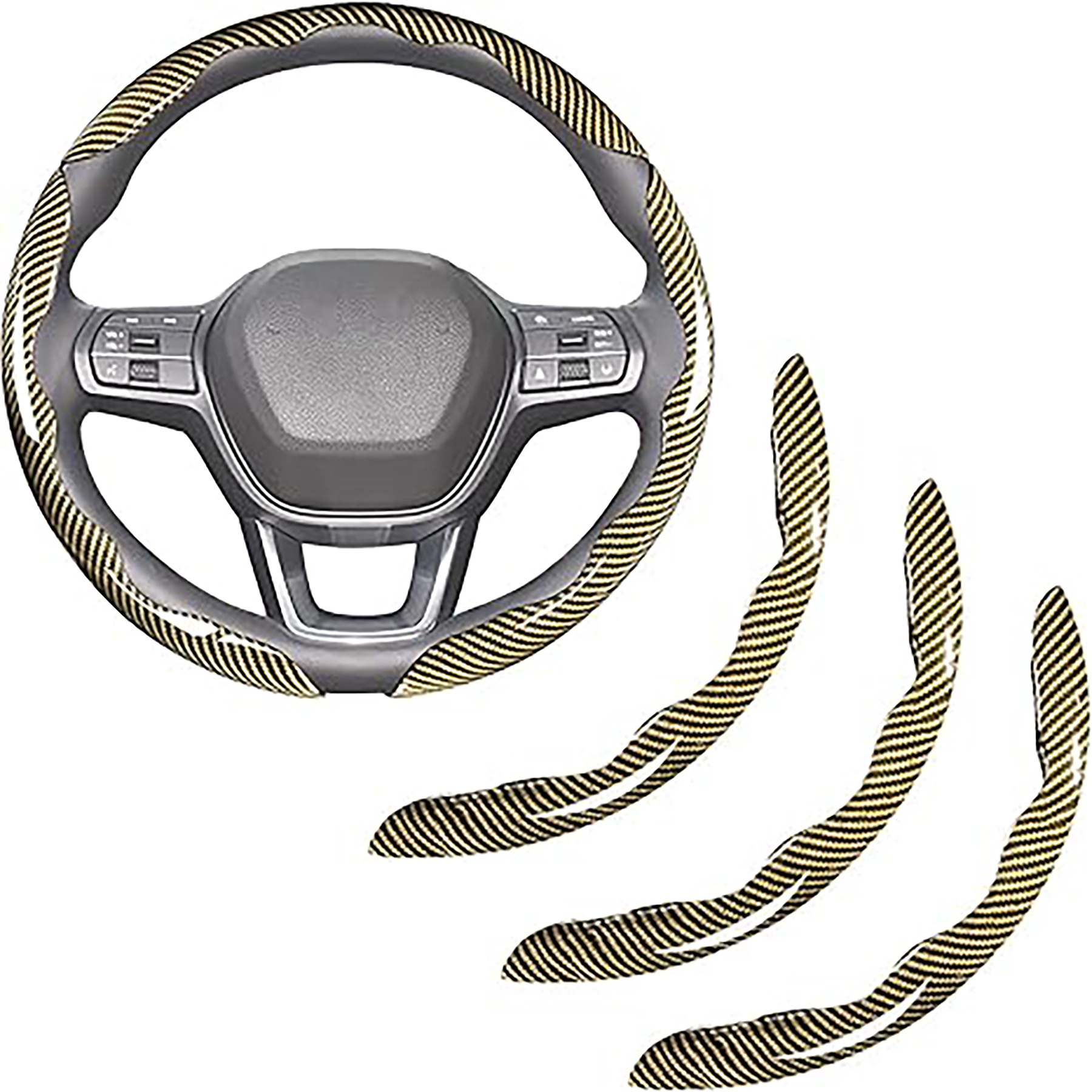 Carbon Fiber Steering Wheel Covers 7