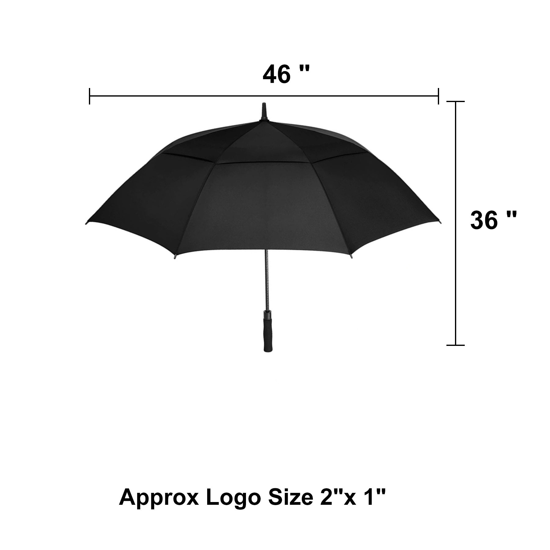 Golf Double Canopy Automatic Open Umbrella 2