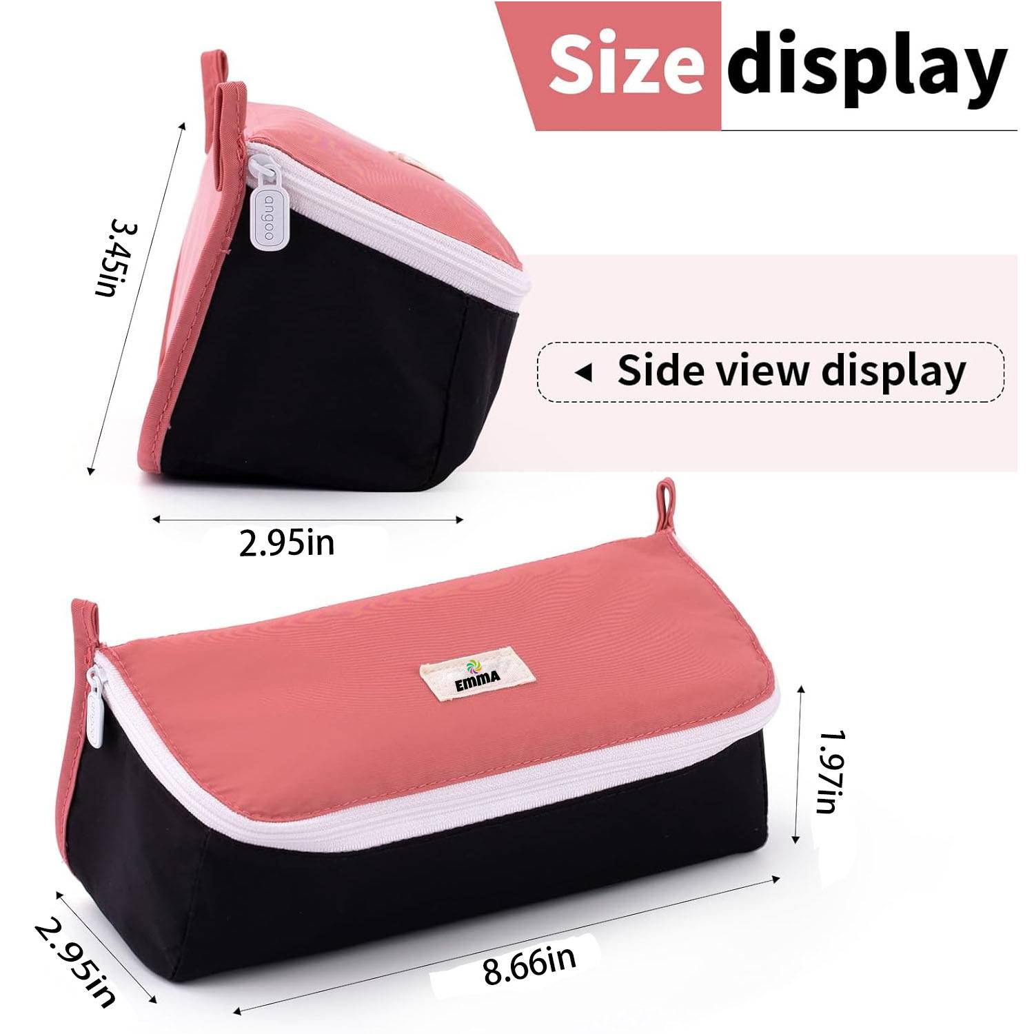 Cute Pencil Case Simple Flip-Top Organizer Pen Pouch 1
