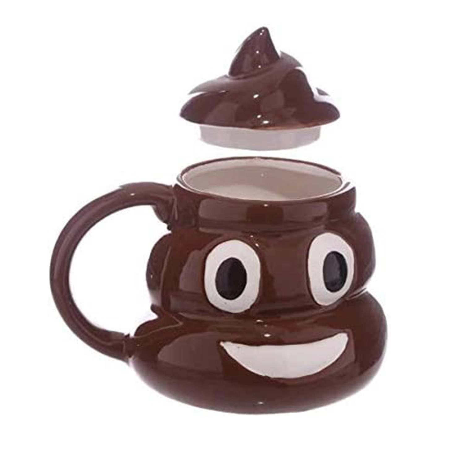 16 Oz Ceramic Funny Poop Shaped Mugs 2