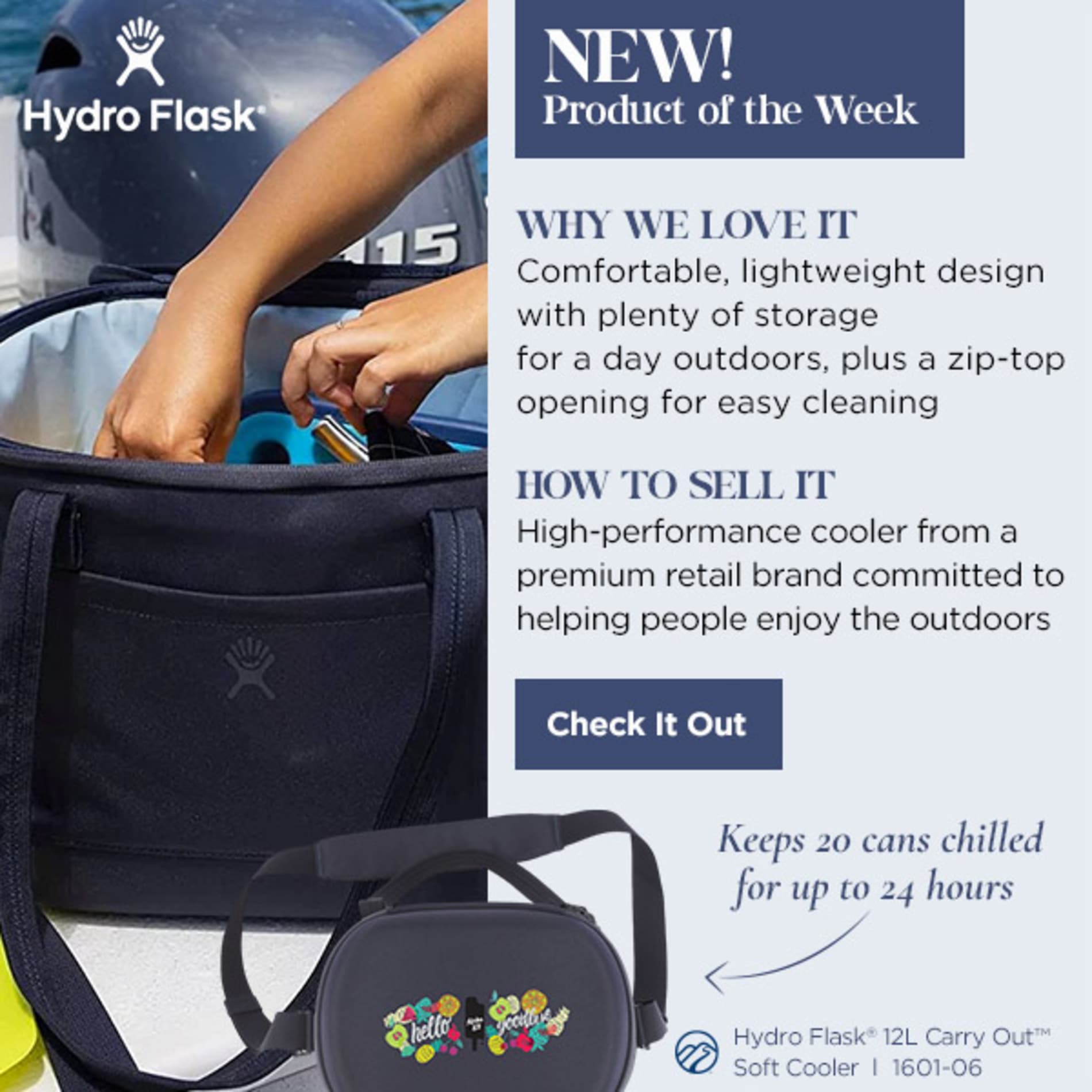 Hydro Flask® 12L Carry Out™ Soft Cooler 67