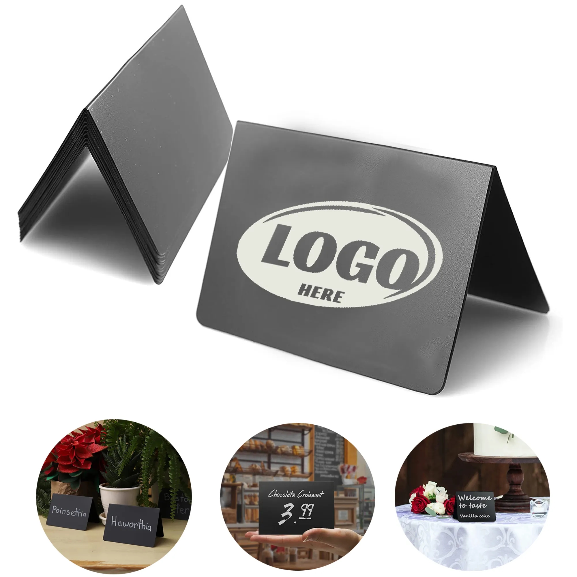 Rewritable PVC Desktop Nameplate &Price Tag 2