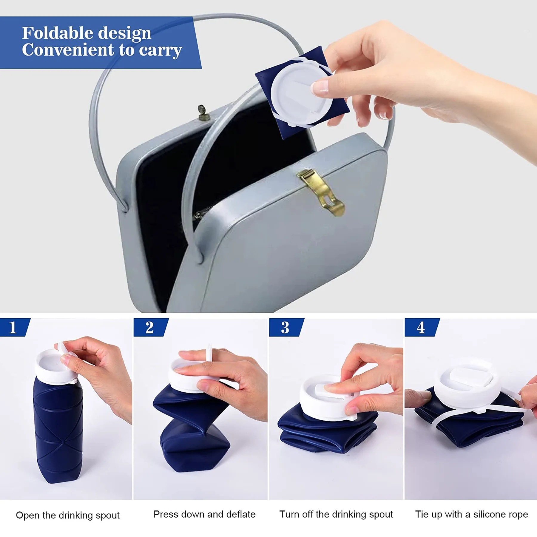 20Oz Collapsible Water Bottle 4