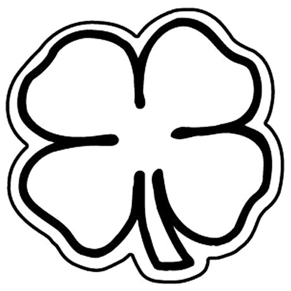 4 Leaf Clover Magnet - Full Color 1
