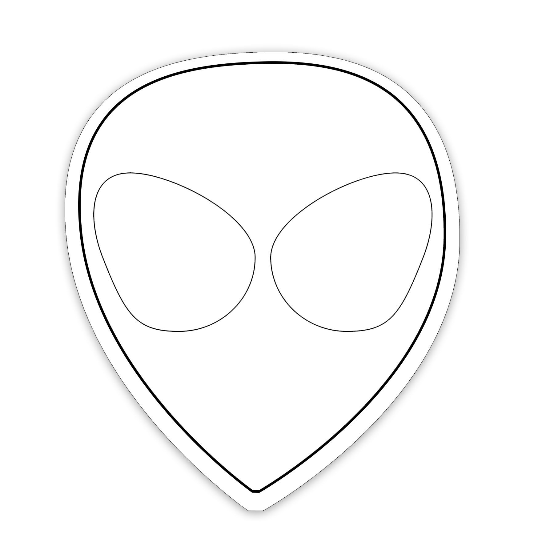 Alien Shaped NoteKeeper™ Magnet 35 Mil 8