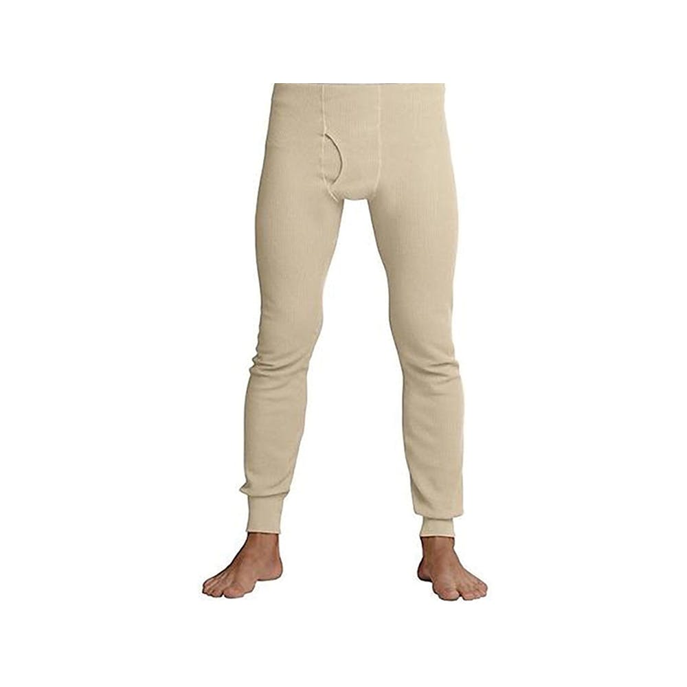 Thermal Underwear Bottoms - Natural Large 2