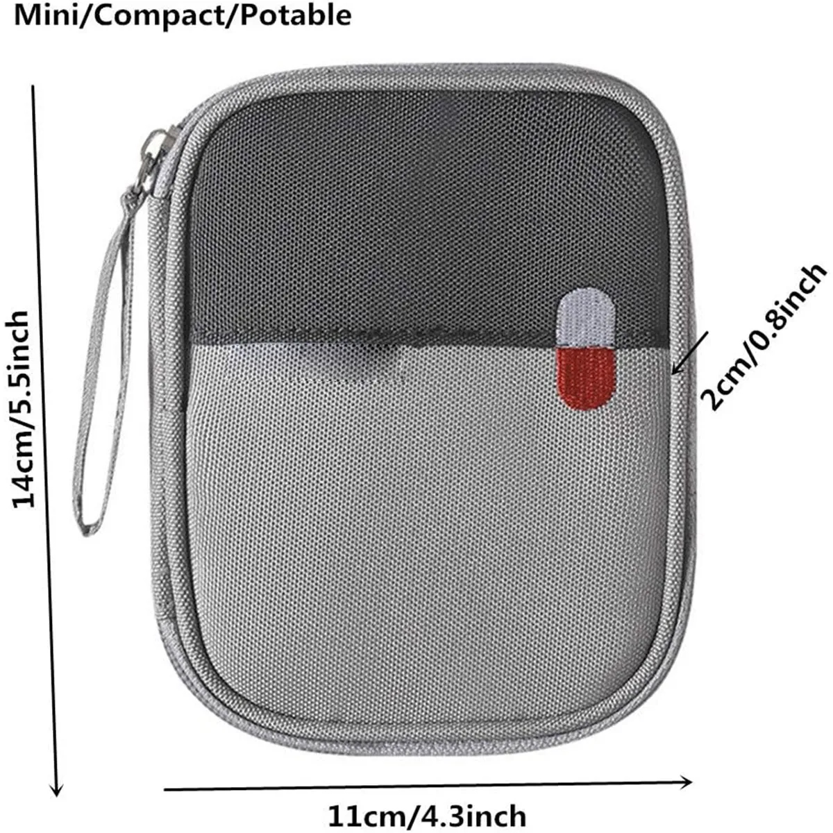 Portable First Aid Bag Medicine Pouch 4
