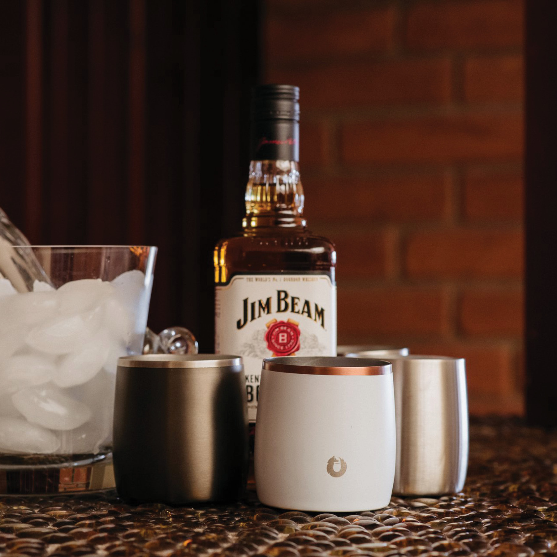 Snowfox® 11 oz. Shimmer Finish Vacuum Insulated Whiskey Rocks Tumbler 17