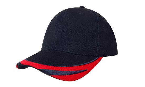Brushed Heavy Cotton with Peak Trim Embroidered 9