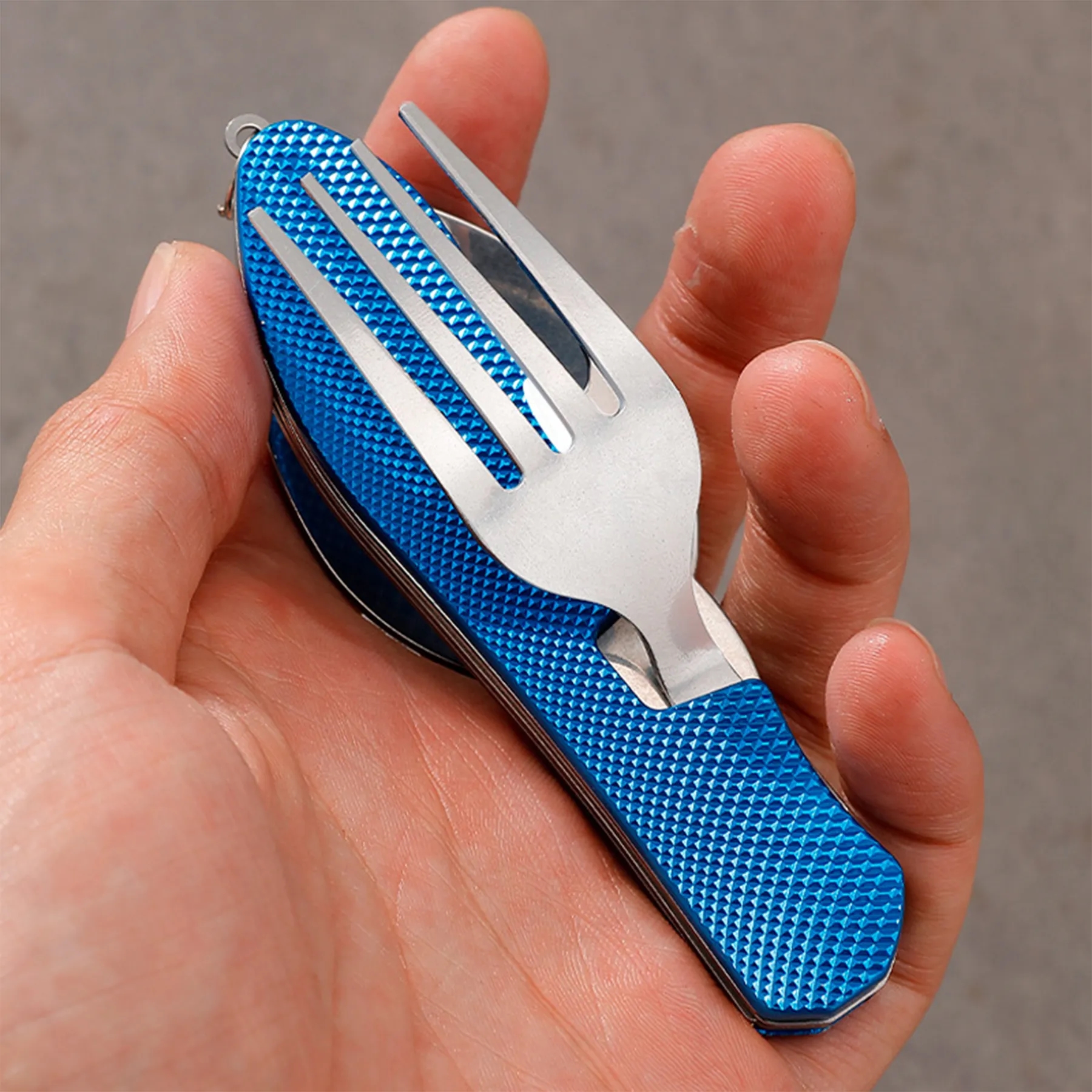 Stainless Steel Outdoor Portable Folding Tableware 3