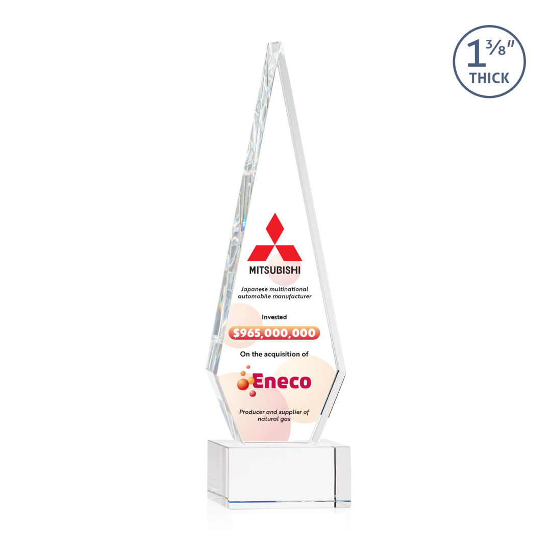 Springfield VividPrint™ Award on Hancock Base - Clear 4