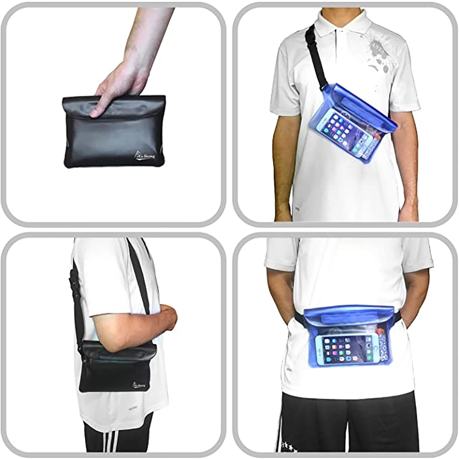 Waterproof Bag with Adjustable Waist Strap 4