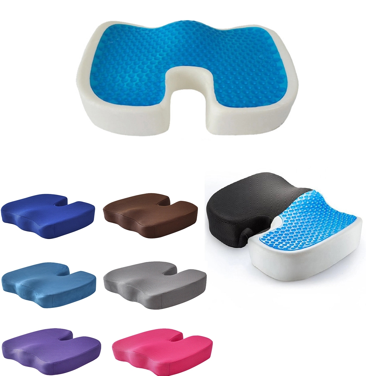 Cooling Gel Seat Cushion, promotional household item with logo imprint 2
