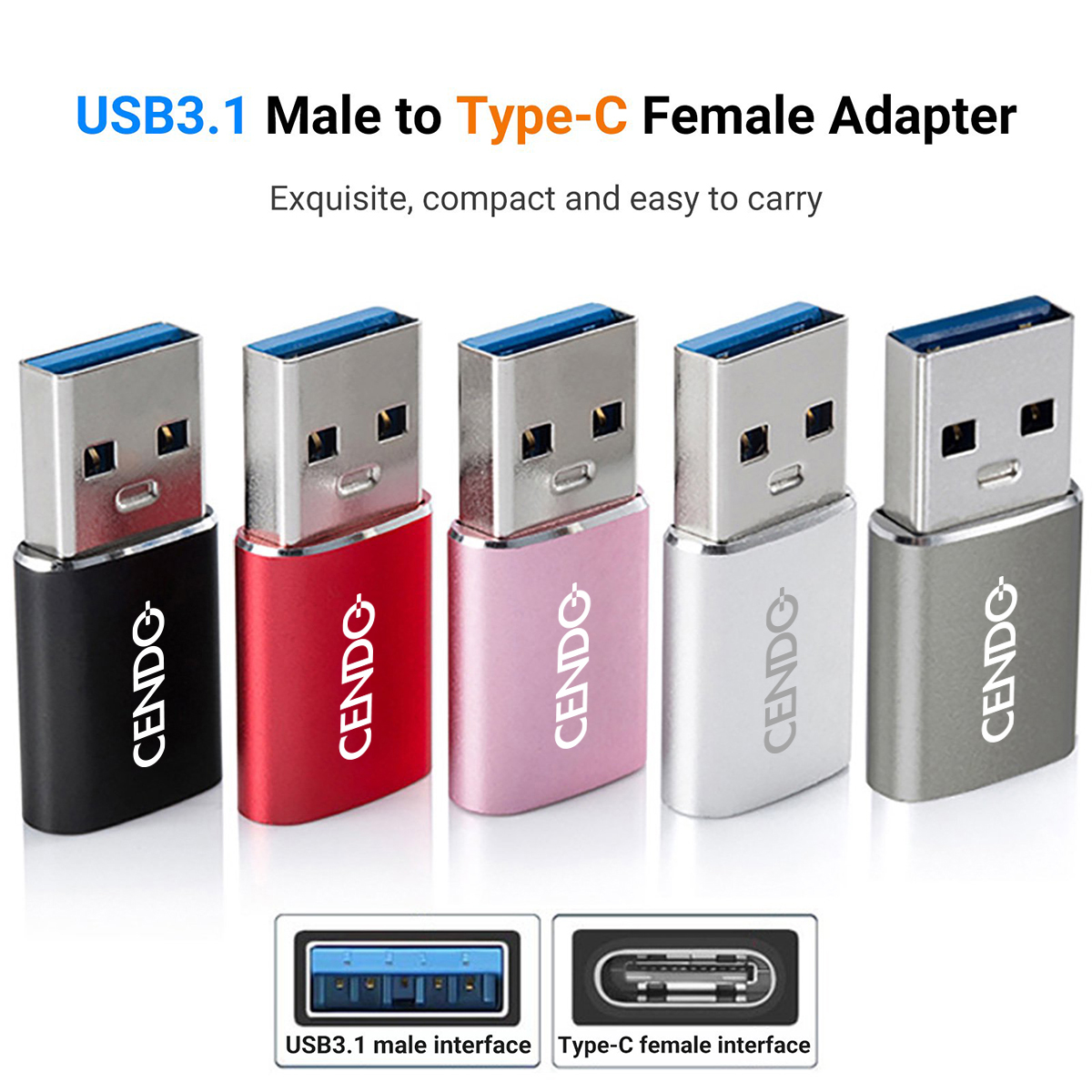 USB Type-C Female to USB 3.0 Adapter – Compatible with Laptops & More Devices 10