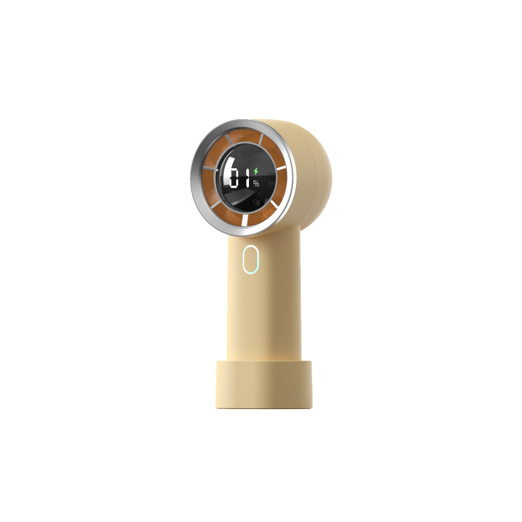 Digital 100 Speeds Cooling USB Handheld Fan 2