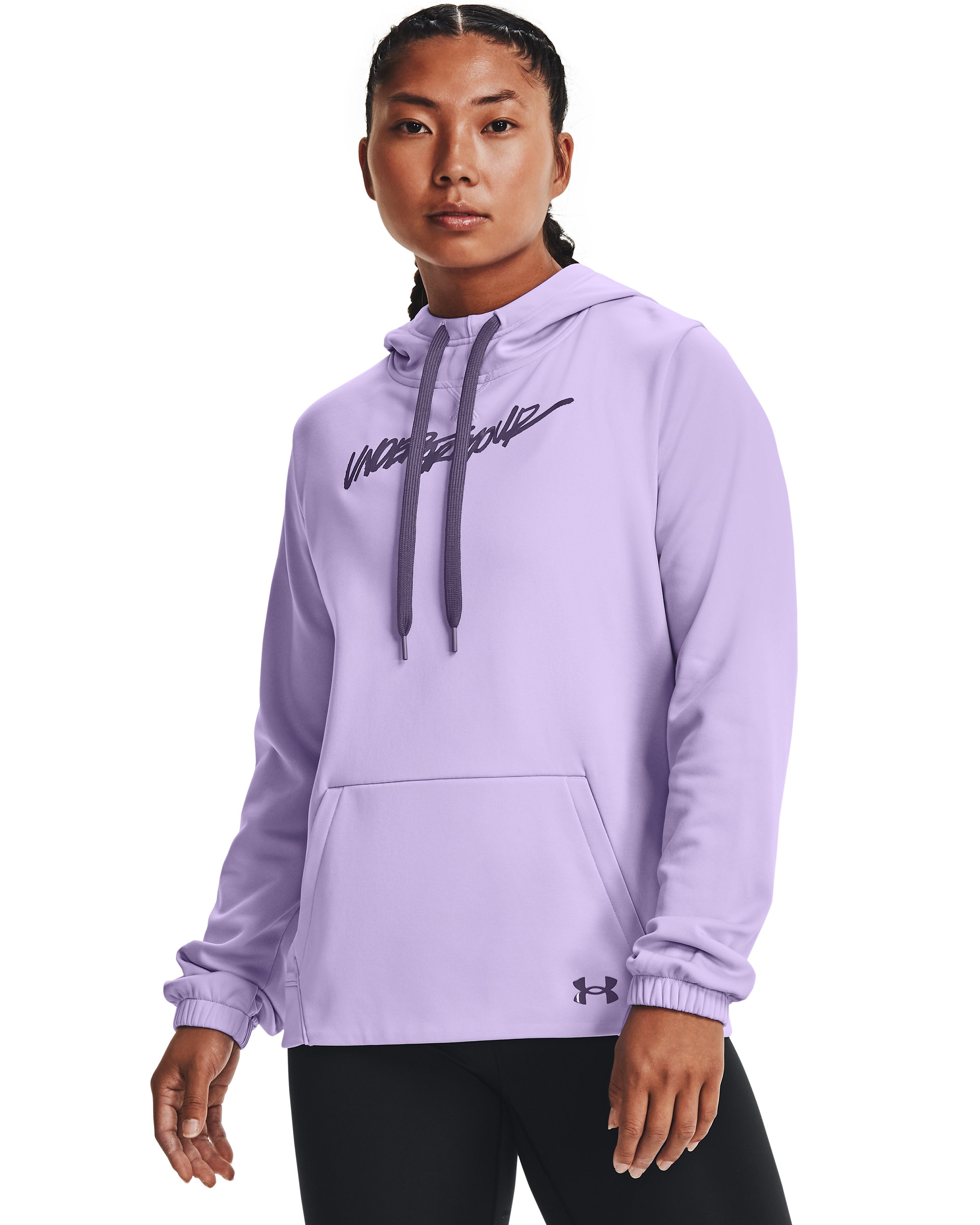 Women's Armour Fleece Script Hoodie 3