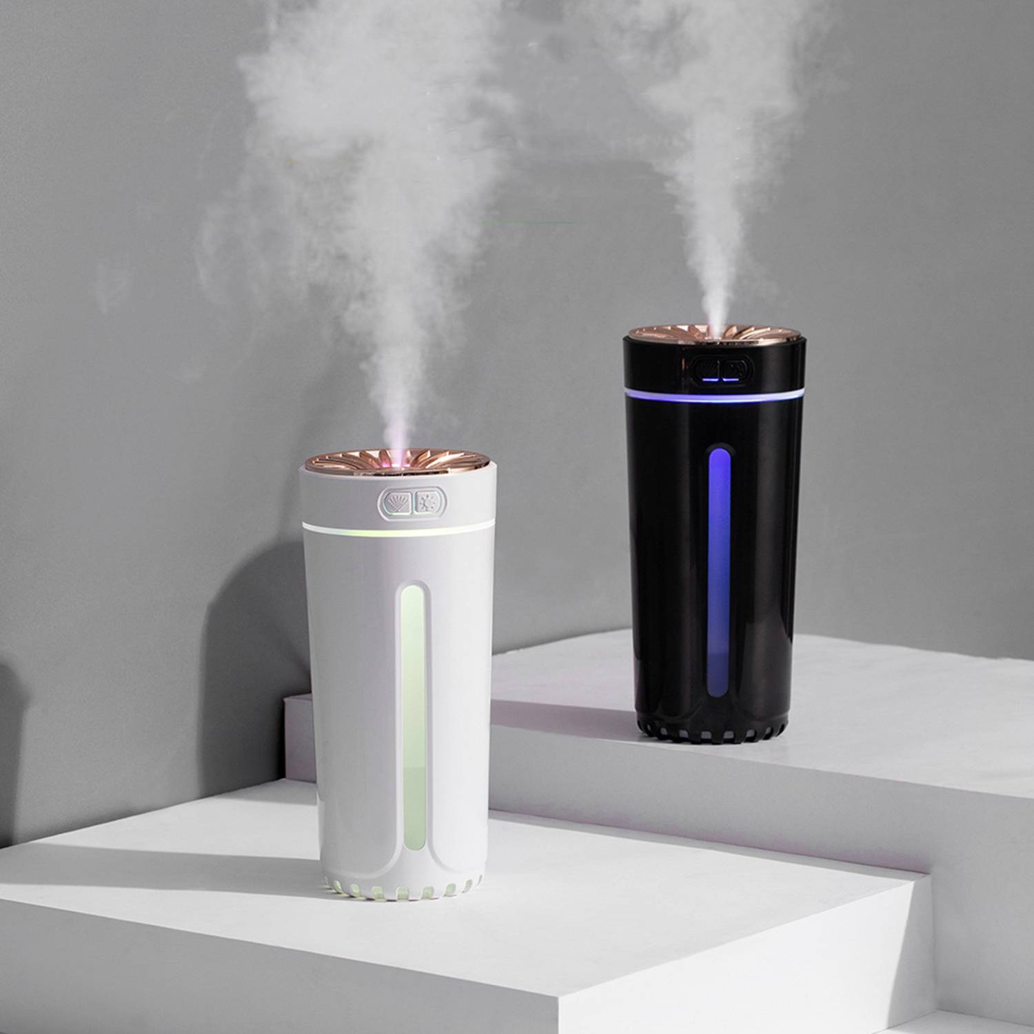 Colorful Night Light Super Quiet Car Humidifier 5