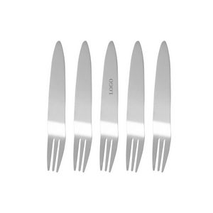 3 Teeth Stainless Steel Fruit Dessert Fork 2