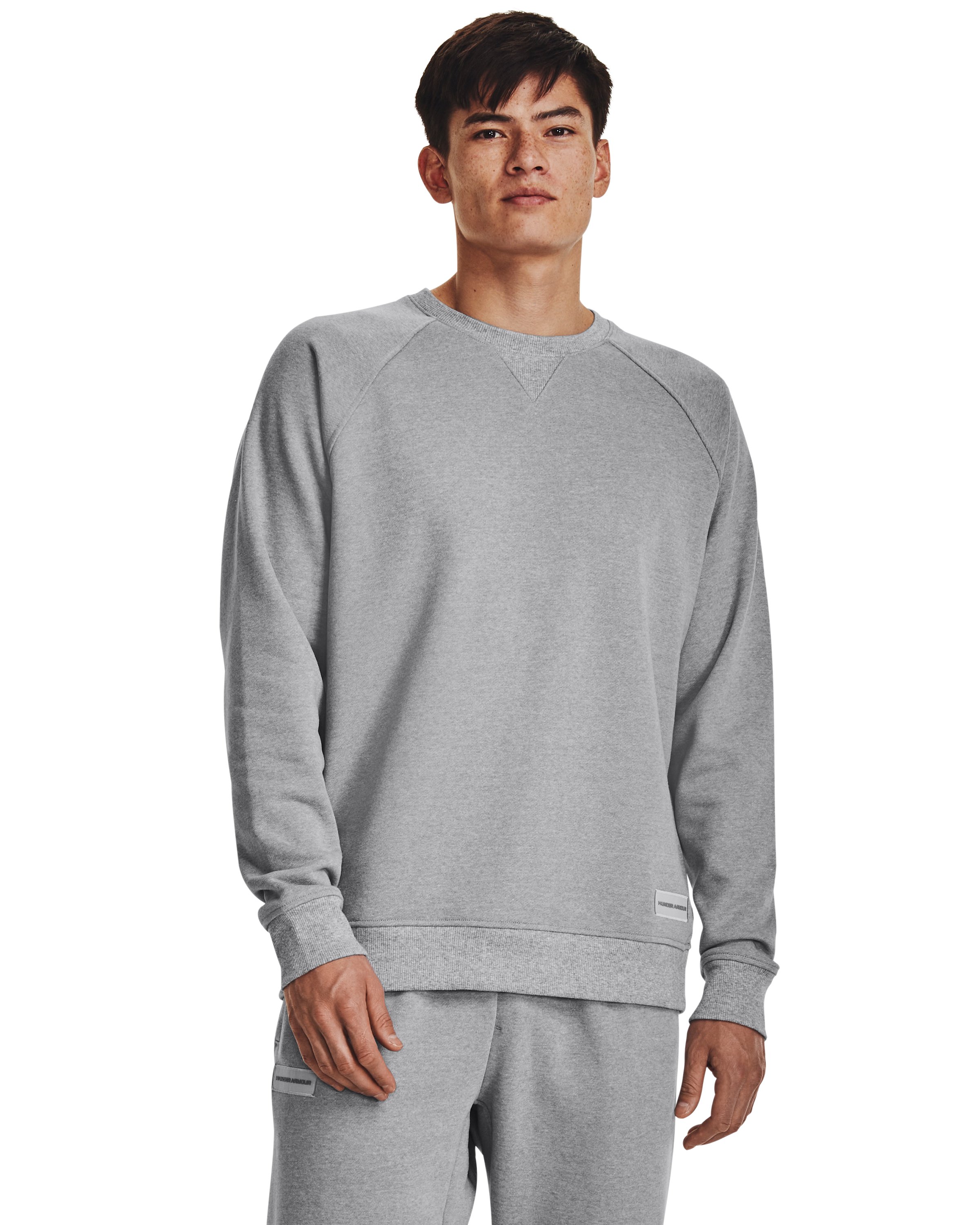 UA Heavyweight Terry Men's Crew, custom hoodie or sweatshirt with logo imprint 5