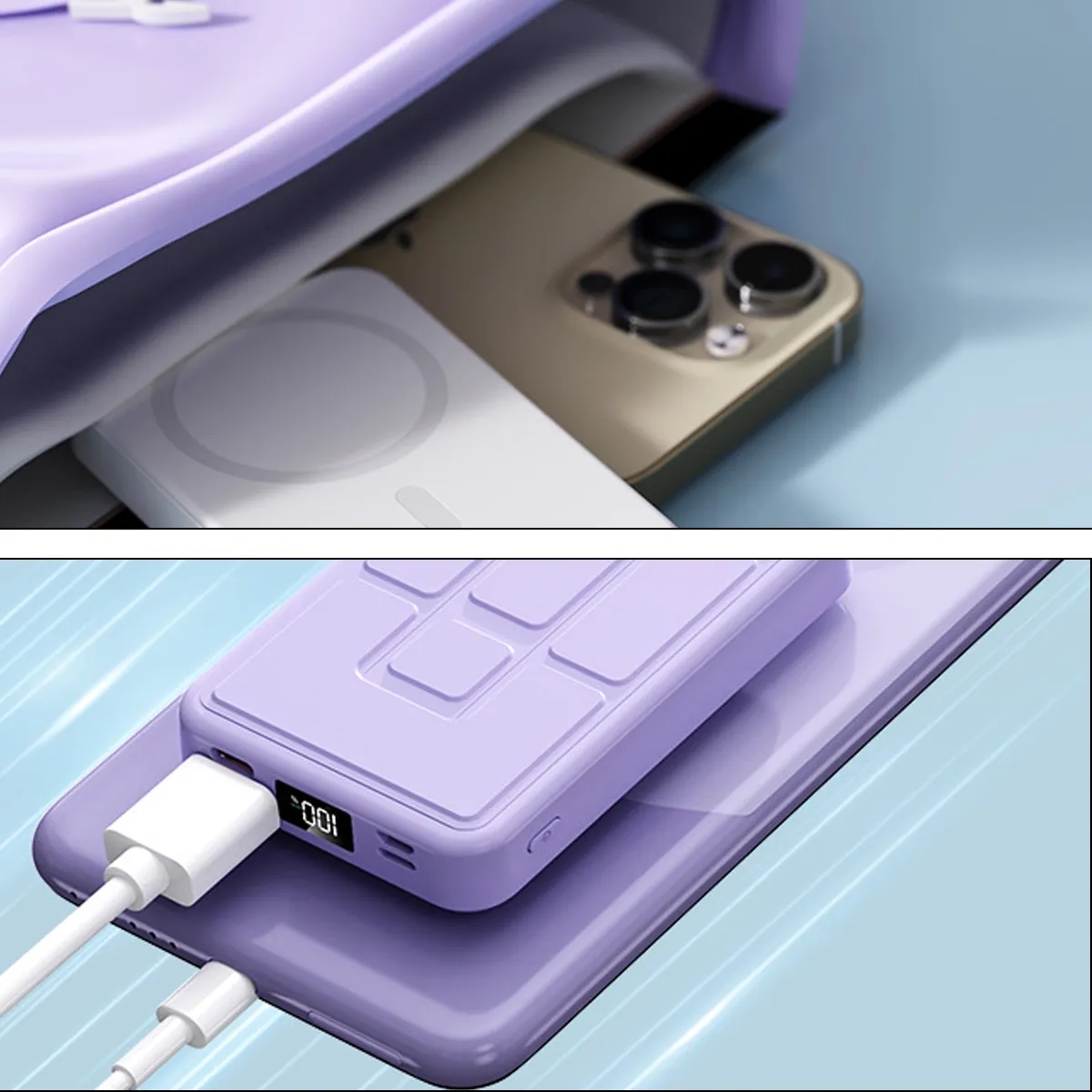Magnetic Wireless Power Bank With Fold-Out Stand 3